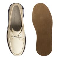 Mocassim Docksider Masculino Laroche Oasis em Couro - Marfim