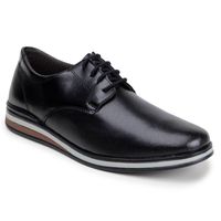 Sapato Casual Oxford Masculino LRC - Preto