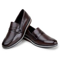 Sapato Casual Masculino Oxford LRC - Café