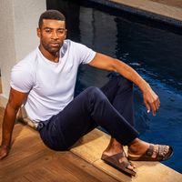 Sandália Panamá Birk em Couro Legitimo - Café