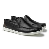 Mocassim Loafer Porto Masculino em Couro - Preto