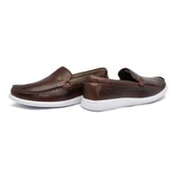 Mocassim Loafer Laroche Santorini em Couro - Chocolate E L