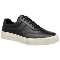Sapatenis Casual Seul em Couro - Preto