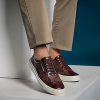 Sapatenis Casual Laroche Seul em Couro - Café
