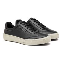 Sapatenis Casual Laroche Seul em Couro - Preto