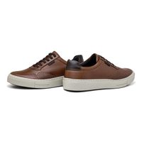 Sapatenis Casual Seul em Couro - Chocolate