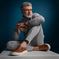 Slip On Casual Laroche Seul em Couro - Chocolate