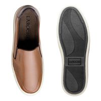 Slip On Casual Laroche Seul em Couro - Chocolate