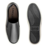 Slip On Casual Laroche Seul em Couro - Preto