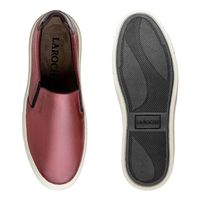 Slip On Casual Laroche Seul em Couro - Vinho E L