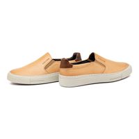 Slip On Casual Seul em Couro - Areia + Brinde Bag 30anos