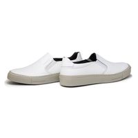Slip On Casual Seul em Couro - Branco + Brinde Bag 30anos