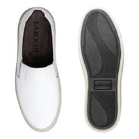 Slip On Casual Seul em Couro - Branco + Brinde Bag 30anos