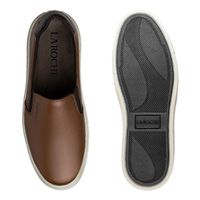 Slip On Casual Seul em Couro - Chocolate + Brinde Bag 30anos