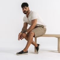 Slip On Casual Seul em Couro - Preto
