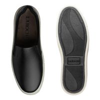 Slip On Casual Seul em Couro - Preto + Brinde Bag 30anos