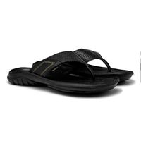 Chinelo Masculino Street em Couro - Preto E L