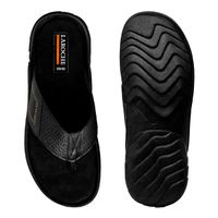 Chinelo Masculino Street em Couro - Preto E L