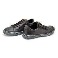 Sapatenis Street Em Couro - Preto