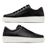 Sapatenis Street em Couro - Preto E L