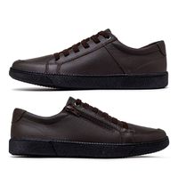 Sapatenis Masculino Street em Couro - Café E L