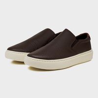 Slip On Masculino Street em Couro - Café E L