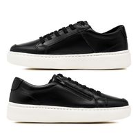 Sapatenis Masculino Street em Couro - Preto E L