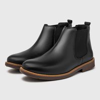 Bota Chealsea Laroche Tenesse em Couro - Preto