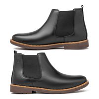 Bota Chealsea Laroche Tenesse em Couro - Preto