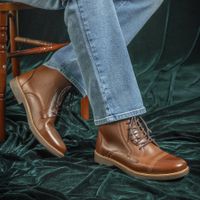 Bota Masculina Laroche Tenesse em Couro - Whisky