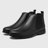 Bota Chelsea Laroche Texas em Couro - Preto