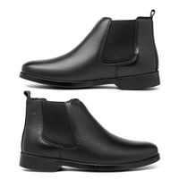 Bota Chelsea Laroche Texas em Couro - Preto