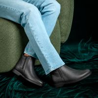 Bota Chelsea Laroche Texas em Couro - Preto