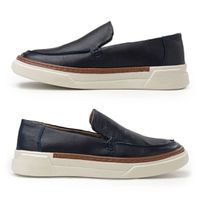 Slip On Iate Masculino Titanium em Couro - Royal
