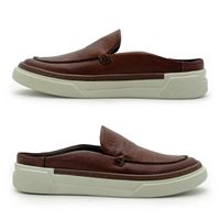 Mule Masculino Titanium em Couro - Brown