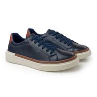 Sapatenis Casual Masculino Titanium em Couro - Royal