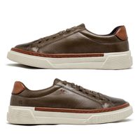 Sapatenis Casual Laroche Titanium em Couro - Oliva