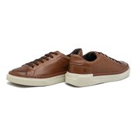 Sapatenis Casual Laroche Titanium em Couro - Conhaque E L