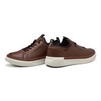 Sapatenis Casual Masculino Titanium em Couro - Chocolate