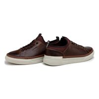 Sapatenis Casual Masculino Titanium em Couro - Chocolate
