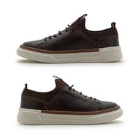 Sapatenis Casual Masculino Titanium em Couro - Café