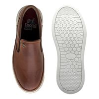 Slip On Iate Masculino Titanium em Couro - Brown