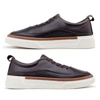 Sapatenis Casual Masculino Titanium em Couro - Café