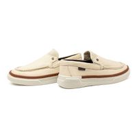 Slip On Iate Masculino Titanium em Couro - Marfim E L