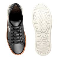 Sapatenis Casual Masculino Titanium em Couro - Preto