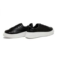 Sapatenis Casual Masculino Laroche Toquio em Couro - Preto