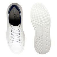 Sapatenis Casual Masculino Laroche Toquio em Couro - Branco