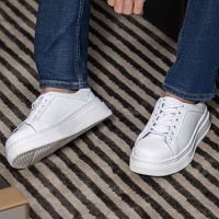 Sapatenis Casual Masculino Laroche Toquio em Couro - Branco