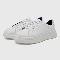 Sapatenis Casual Masculino Laroche Toquio em Couro - Branco