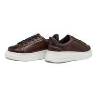 Sapatenis Casual Masculino Laroche Toquio em Couro - Café